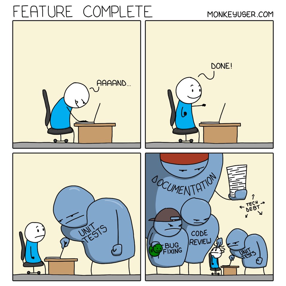 Feature complete…